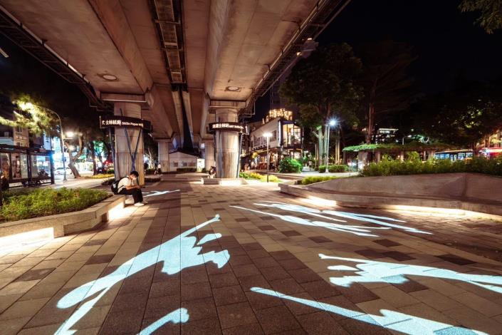 圖片2：光影活化橋下空間－捷運綠廊