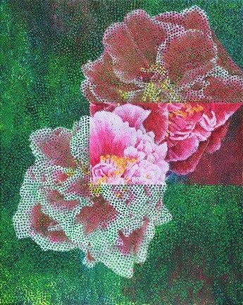 台灣3E美術會以「茶花」為創作主題