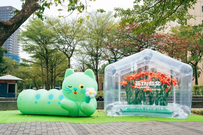 圖2_ 1_20～3_1 期間限定裝置藝術「春之幻境溫室」
