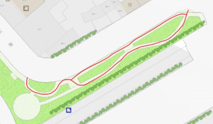四分綠地05-無障礙路線圖