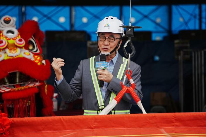 李四川副市長肯定衛工處的努力，希望未來能提升臺北市污水三級污水處理比率