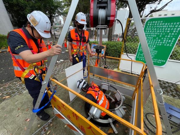 賽前於衛工處訓練基地練習