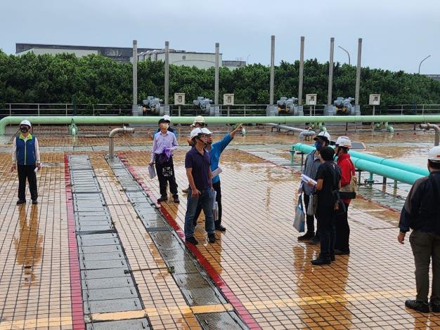 八里污水處理廠設備點交會勘(前處理單元)