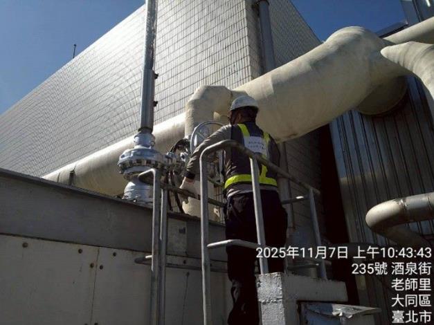 迪化抽水站-閘門完成防颱整備