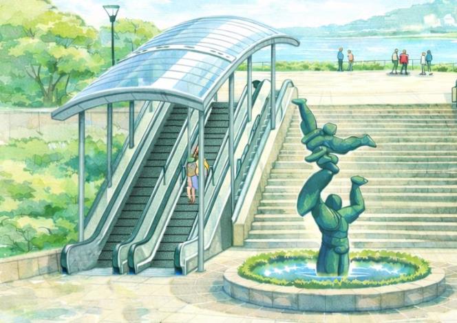 02_迪化休閒運動公園增設電扶梯預計於115年12月開工,目標於116年9月完工