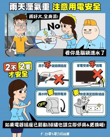 台灣電力公司宣導海報