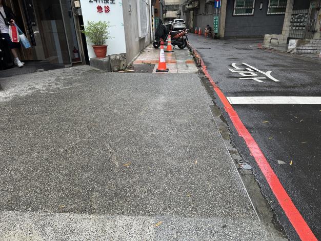 污水接管後完成鋪面復舊