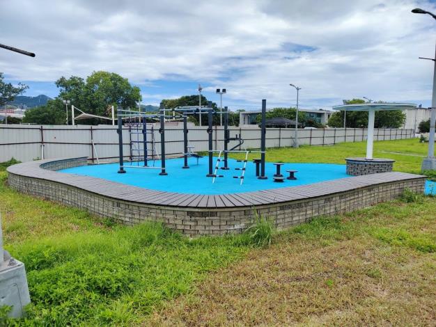 內湖污水處理廠附設休閒運動公園-體健設施區