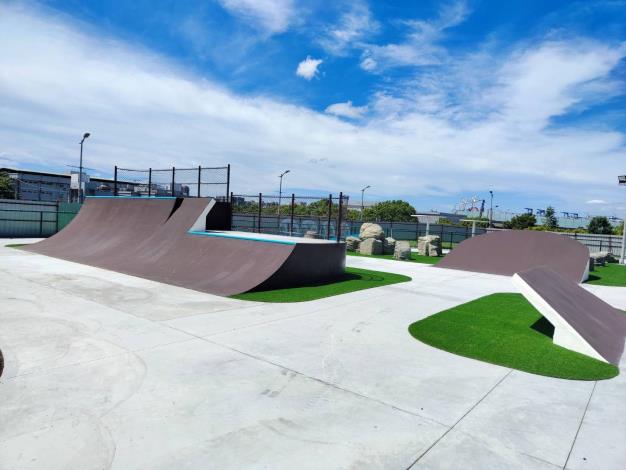 內湖污水處理廠附設休閒運動公園-極限運動場