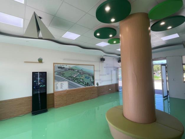 內湖污水處理廠附設休閒運動公園-管理中心環境教育展示與解說空間更新