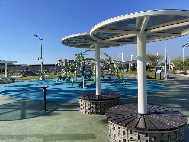 內湖休閒運動公園共融式遊樂設施完工