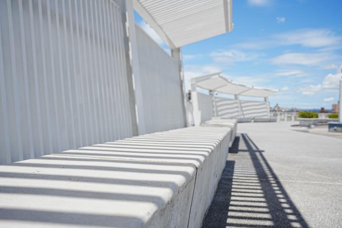 迪化休閒運動公園內跨堤景觀平臺