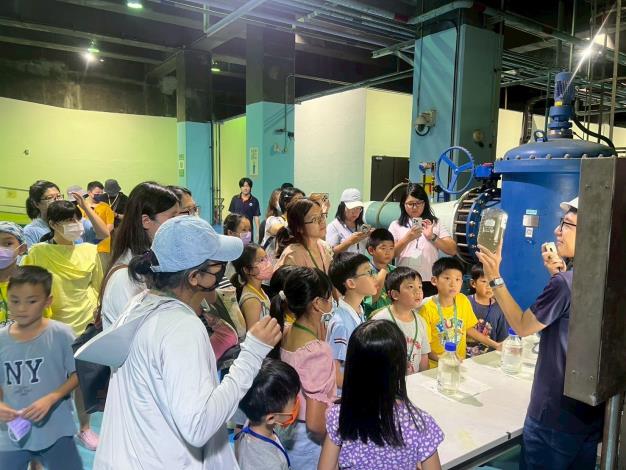 「臺北FUN暑假 環教之旅」至內湖污水處理廠參加環境教育課程（導覽解說）