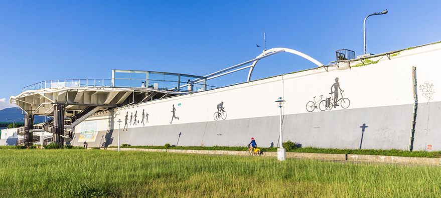 迪化運動公園休單車時光