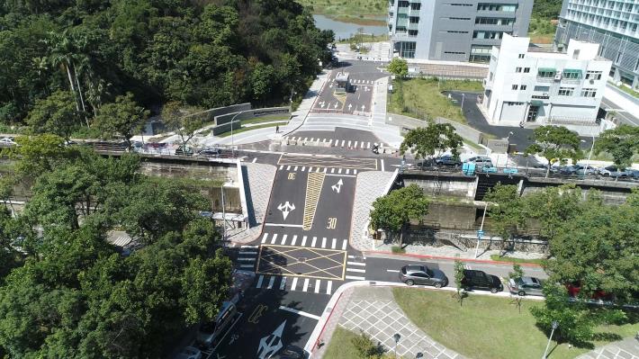「四分溪勤力橋拓建工程」北市水利處拓寬勤力橋 改善園區交通動線