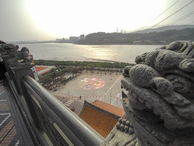 「關渡水岸公園周邊景觀整建工程」遠眺關渡水岸