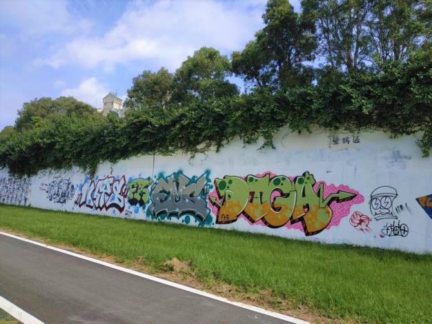北市8處河濱塗鴉牆 即日起開放塗鴉 美堤塗鴉牆