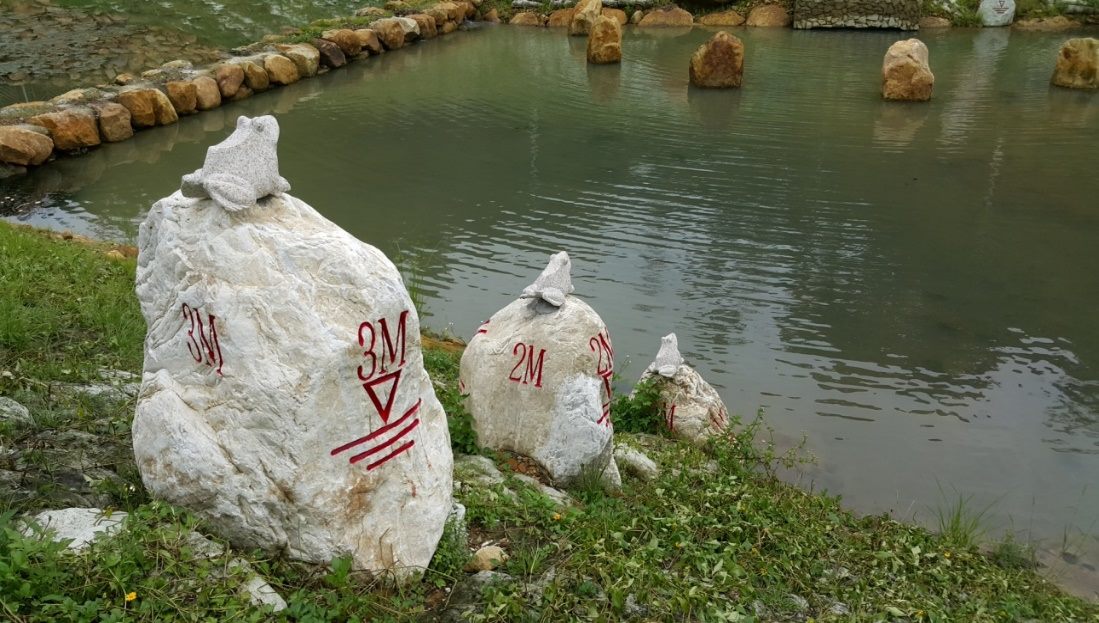 青蛙石水尺