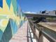 Mural Paintings were added on the new embankment along with the installation of FRP relief sculptures in the open spaces