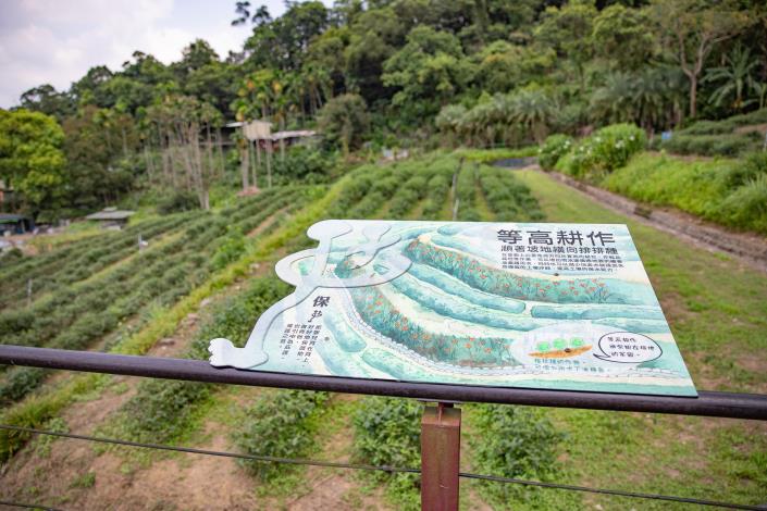 照片4　自導式解說牌，介紹水土保持設施