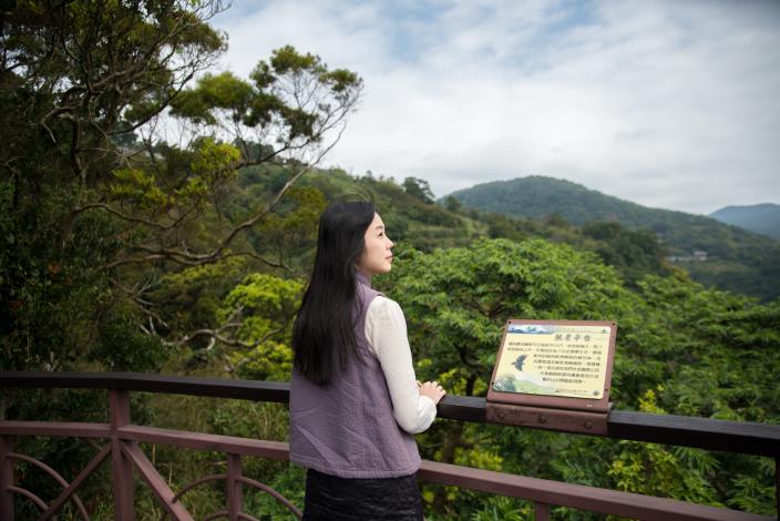 照片3　觀景平台遠眺山巒景色