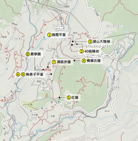 湖山社區地圖