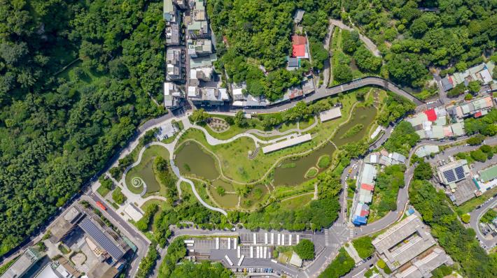 永春陂濕地公園平面全景