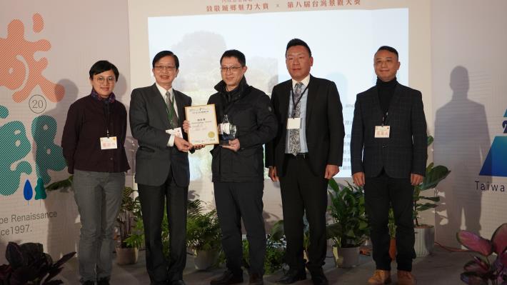 永春陂濕地公園榮獲2020第八屆台灣景觀大獎年度大獎