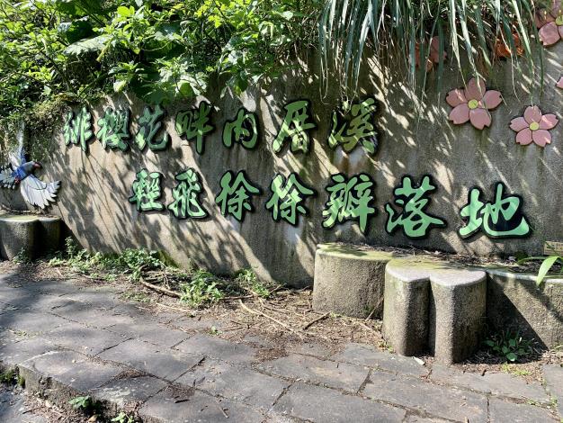 3.緋櫻花畔內厝溪，輕飛徐徐落滿地.JPG