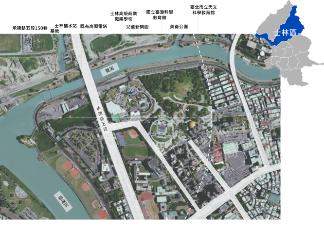 照片1：公園基地地理位置