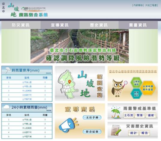 圖3-山坡地資訊整合系統，查詢雨量、防災地圖等資訊.JPG