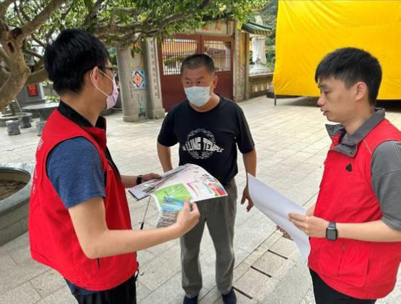 土石流潛勢溪流保全住戶由市府人員拜訪說明