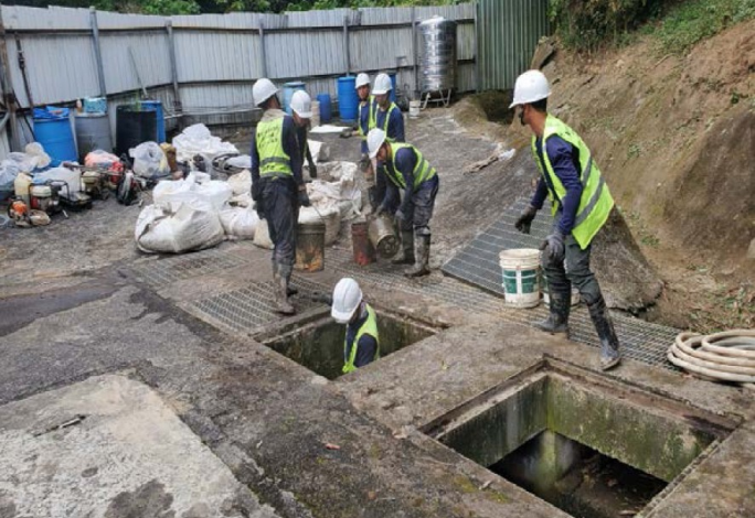 列管沉砂池清疏