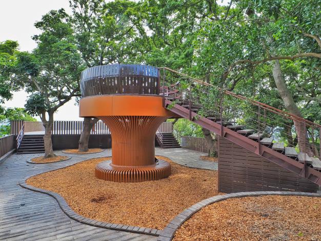 照片7 森林方舟上的瞭望台(一)