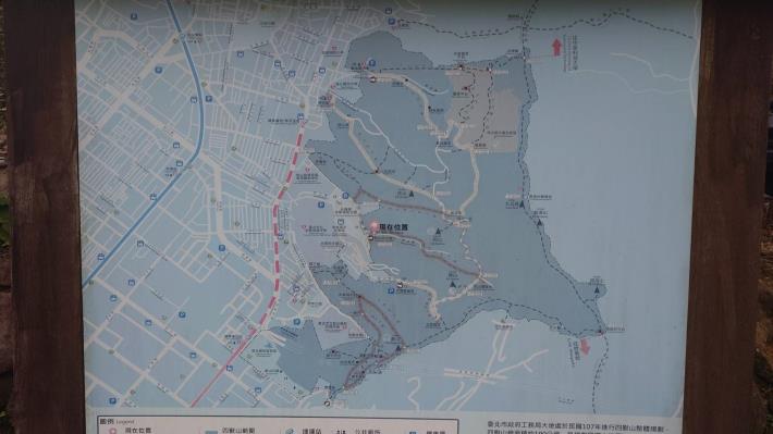 圖8.步道導覽圖(象山豹山溪)