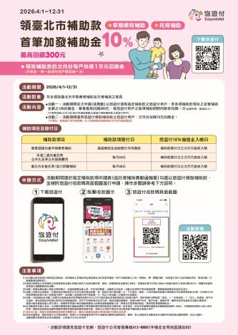 2026社會局-悠遊付行銷活動海報