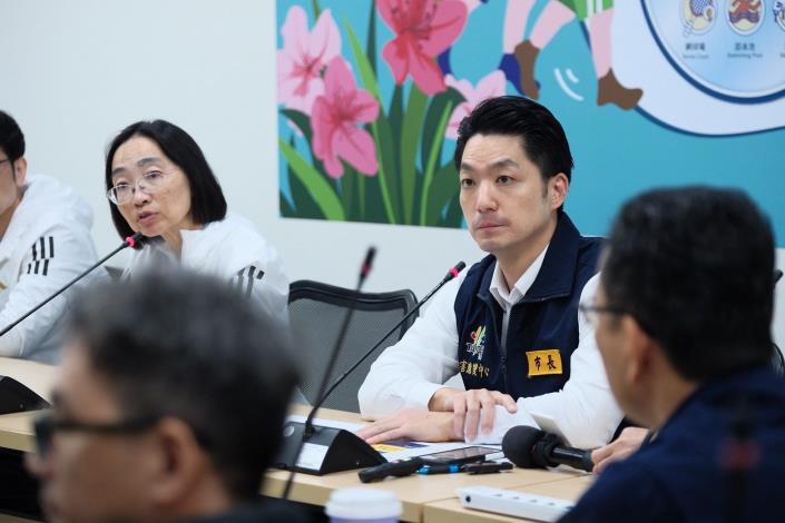 市長至應變中心聽取各局處簡報