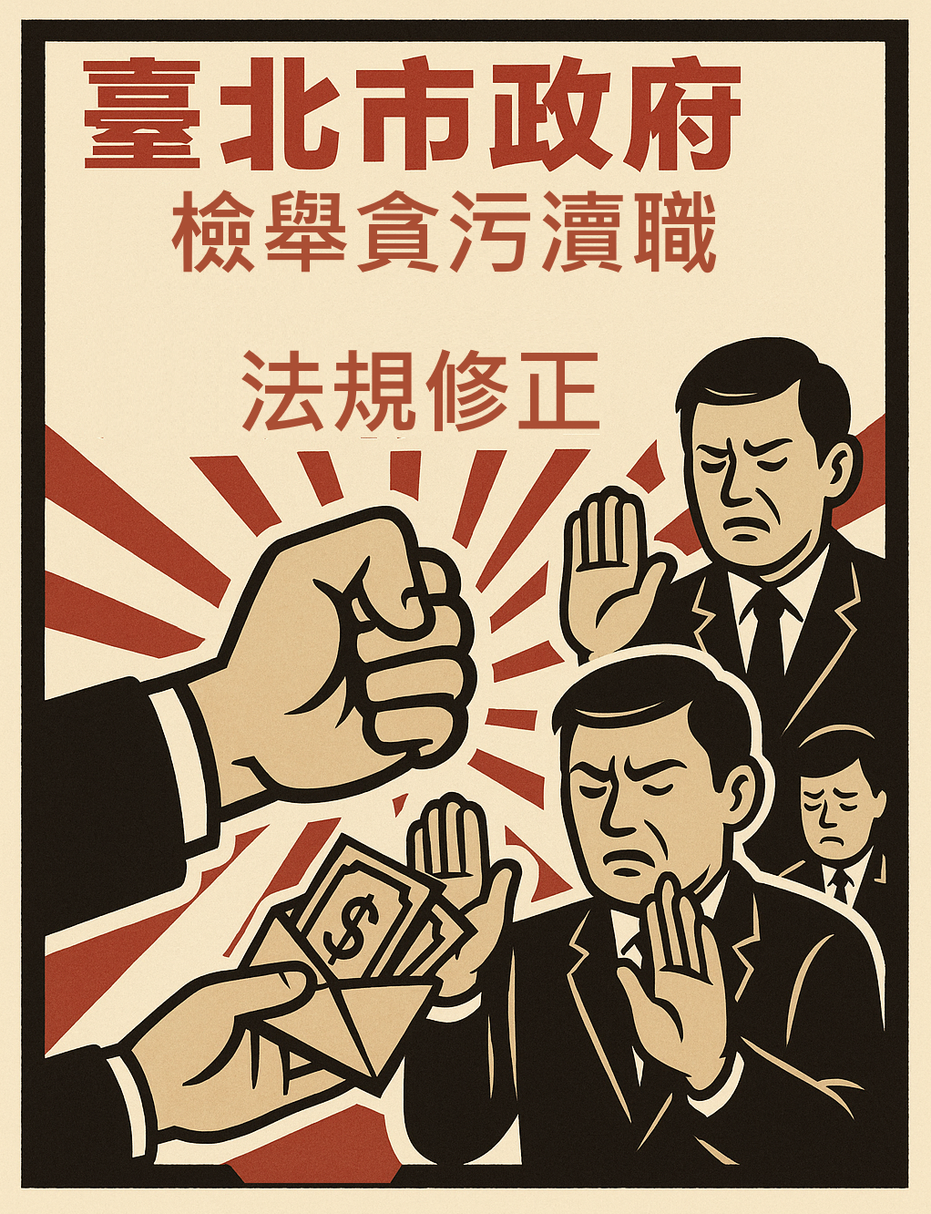 臺北市政府檢舉貪污瀆職法規修正