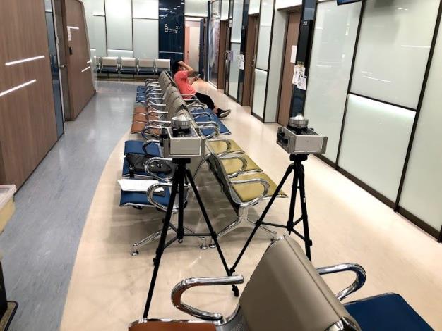 室內空氣品質稽查檢測現場照片-臺北醫學大學附設醫院