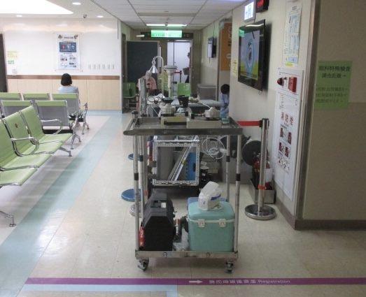 室內空氣品質稽查檢測現場照片-三軍總醫院內湖院區