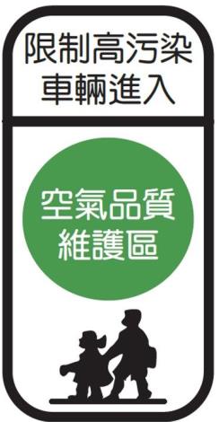 圖2 空氣品質維護區告示牌