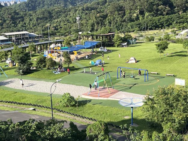 南港山水綠生態公園內兒童及共融式遊樂設施