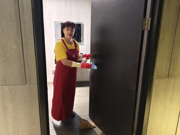 公廁管理隊隊員朱汪秀蘭