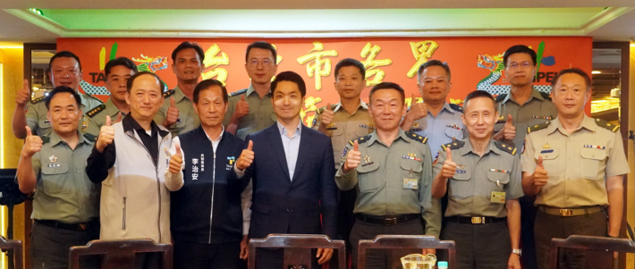 2.蔣萬安市長感謝國軍長期以來對市府執行防、救災等各項市政工作的支持