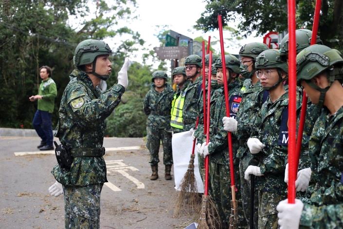 憲兵部隊實施任務分配