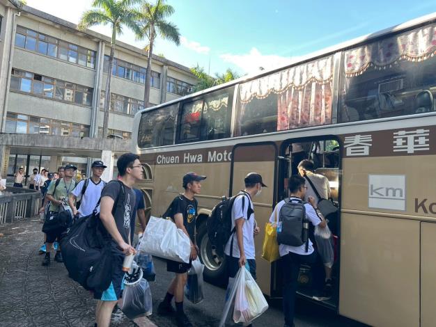 臺北市替代役役男馳援花蓮投入光復鄉救災-整備出發