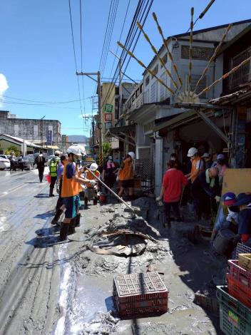 臺北市替代役役男馳援花蓮投入光復鄉救災照片4