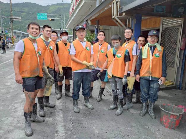 本市替代役男參與花蓮光復鄉救災