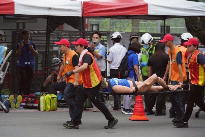 替代役男參與關鍵基礎設施搶救演練