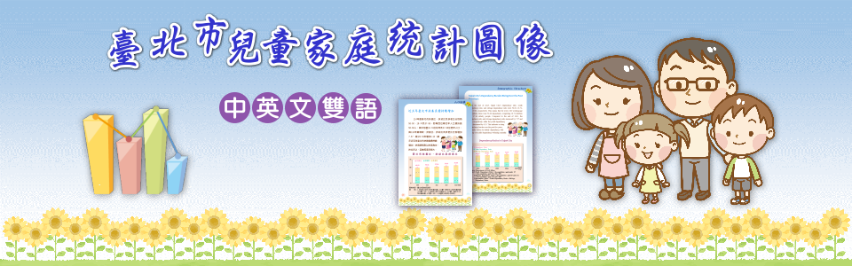 兒童家庭統計圖像